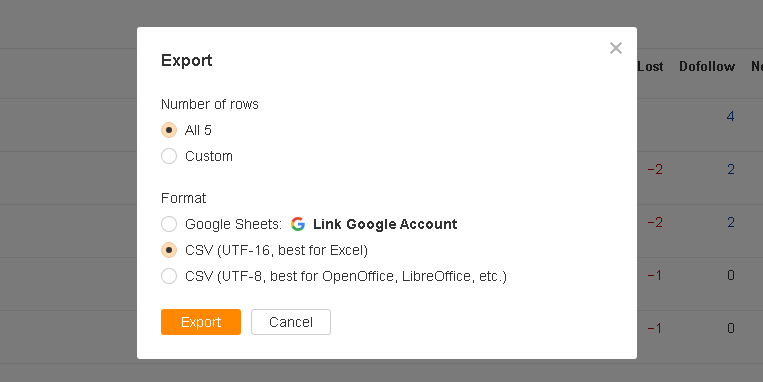 Ahrefs Best By Links Report Sorted to 404 Not Found Only Export Options