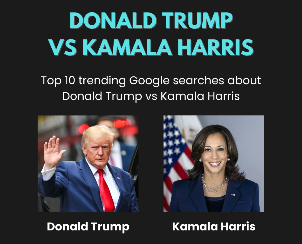 Trending Google Searches - Donald Trump vs Kamala Harris: What America Wants to Know?