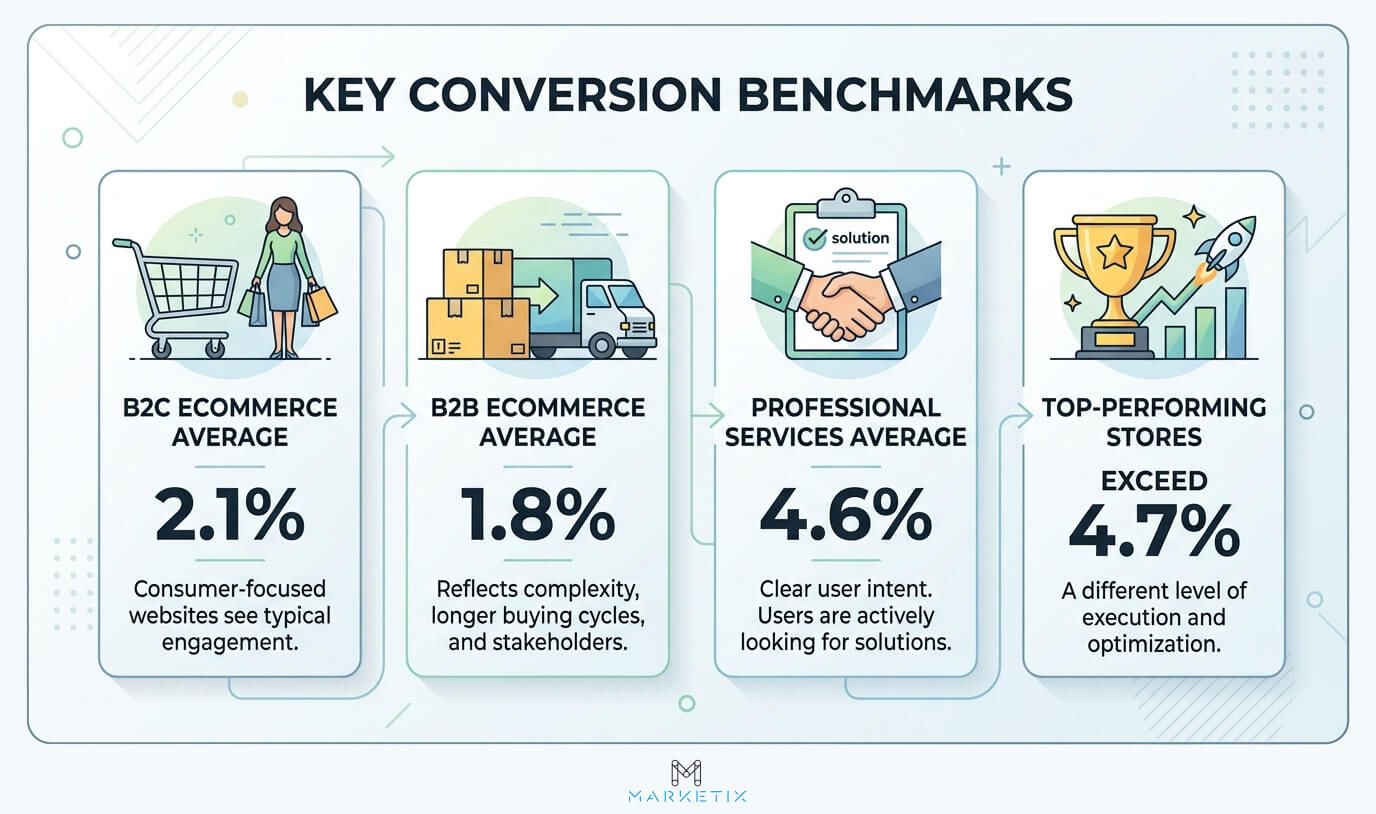 Key Conversion Benchmarks